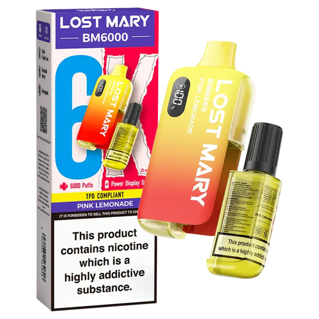Lost Mary BM6000 Disposable Rechargeable Vape Kit 6000 Puffs - Vape wholesale supplies